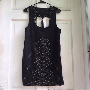 Nasty Gal Collection Harness Dress Eyelet Cutout